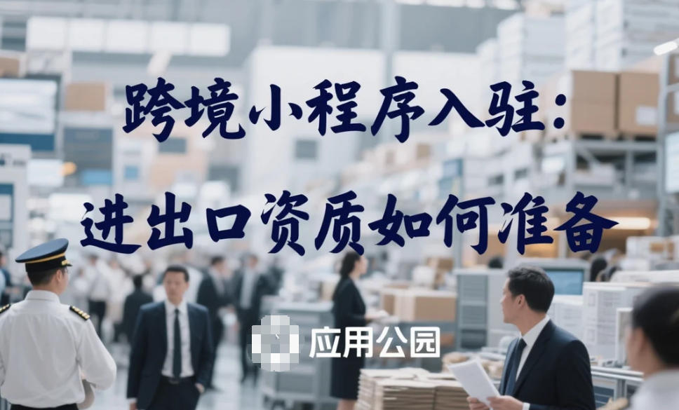 跨境小程序入駐,進出口資質如何準備?