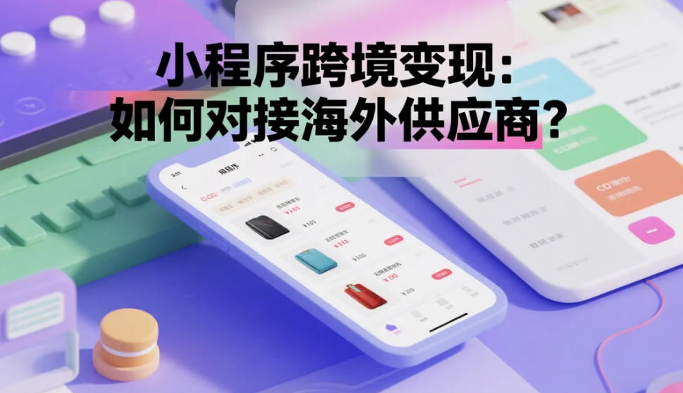 小程序跨境變現:如何對接海外供應商?
