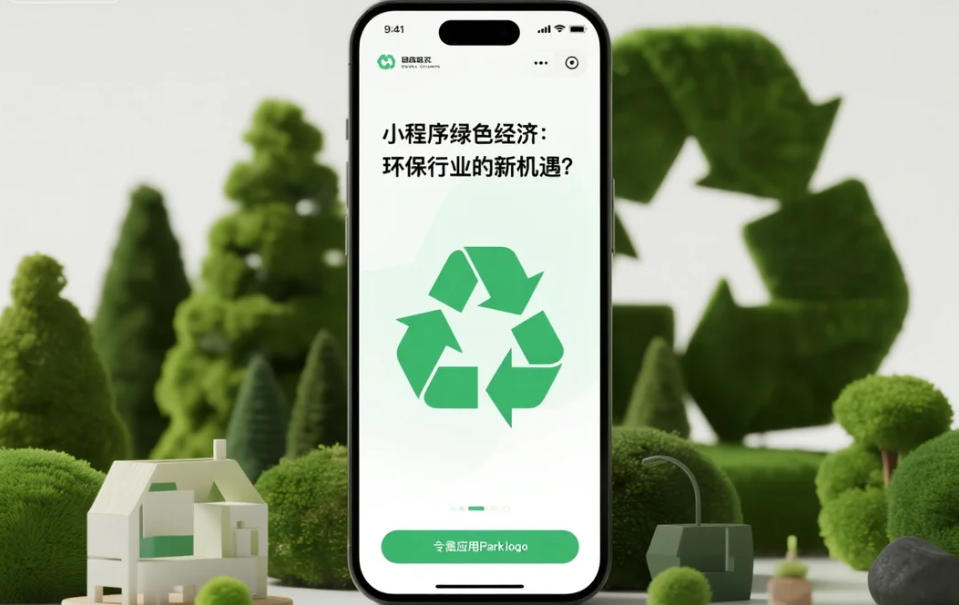小程序綠色經濟,環保行業的新機遇?